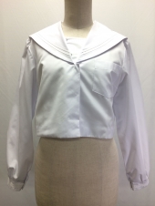 ホワイト長袖セーラー服
全1点