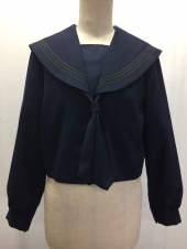 ネイビー長袖セーラー服 
全6点