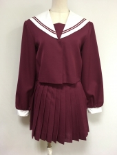 レッド長袖セーラー服
全1点