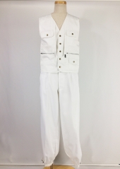 ホワイト作業服
ベスト全1点
パンツ全2点
