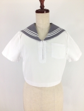 グレー衿半袖セーラー服 
全5点