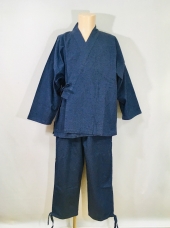 ネイビー作務衣