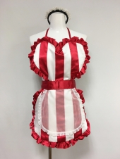 レッド胸当てエプロン
全1点