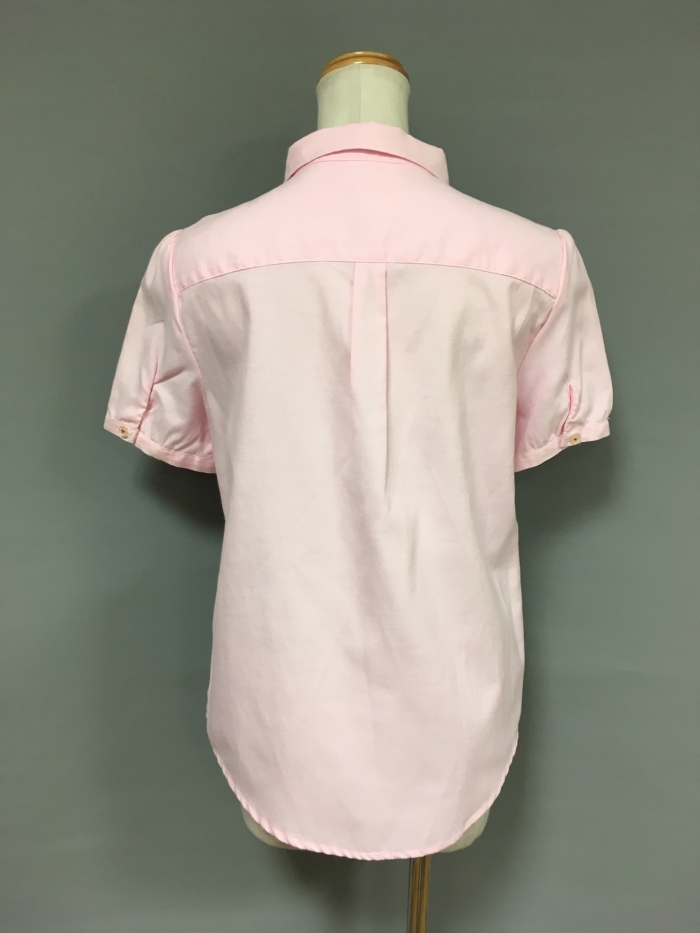 ピンク半袖丸襟シャツ
全5点