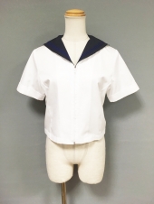 ネイビー衿半袖セーラー服　　
全5点