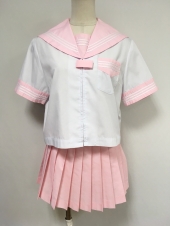 ピンク衿半袖セーラー服
全1点