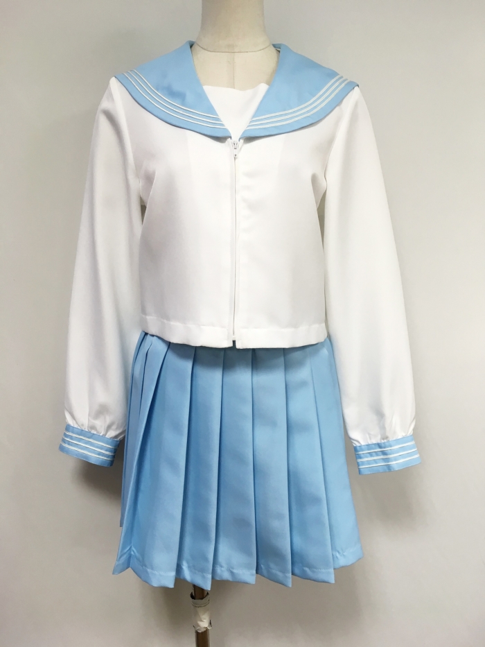 ブルー衿長袖セーラー服
全1点