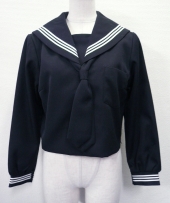 ネイビー長袖セーラー服 
全5点