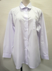 ホワイト長袖シャツ丸襟
全13点