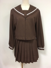 ブラウン長袖セーラー服
全1点