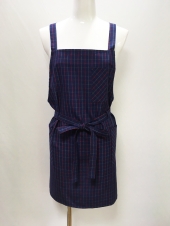 ネイビー胸当てエプロン
全1点