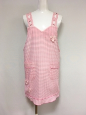 ピンク胸当てエプロン
全1点