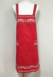 レッド胸当てエプロン
全1点