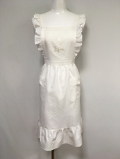 ホワイト胸当てエプロン
全1点