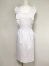 ホワイト胸当てエプロン
全1点