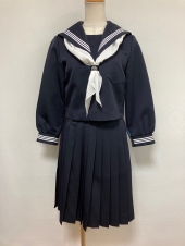 ネイビー長袖セーラー服 
全2点