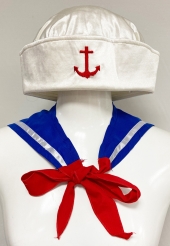 水平帽子とセーラー襟
全1点