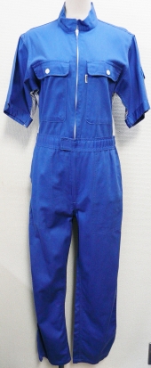 ブルー作業服　つなぎ
全1点