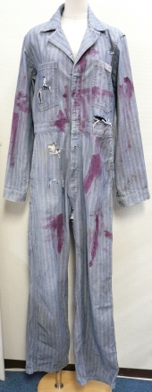 ブルー作業服　つなぎ
全1点