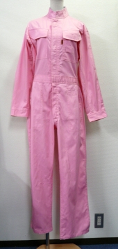 ピンク作業服