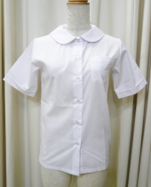 ホワイト半袖シャツ丸襟
全2点