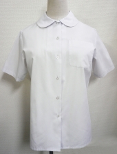 ホワイト半袖シャツ丸襟
全2点