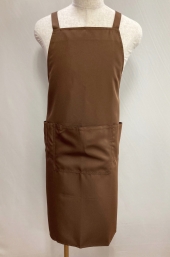 ブラウン胸当てエプロン
全1点