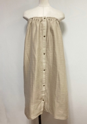 ベージュラップタオル