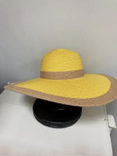 イエロー麦わら帽子