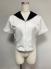 ネイビー衿半袖セーラー服　
全2点